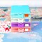 Diamond Painting Trays with Lids, Diamond Art Painting Tools and Accessories Kits for Adults, 4 Pack ABS Diamond Art Painting Bead Sorting Trays with Covers 4"L x 2.8"W